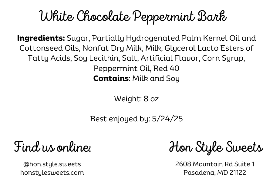 Peppermint Bark