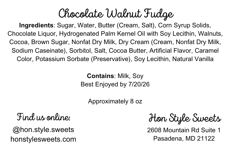 Chocolate Walnut Fudge