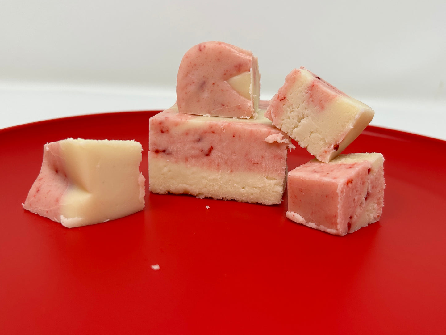 Strawberry Cheesecake Fudge