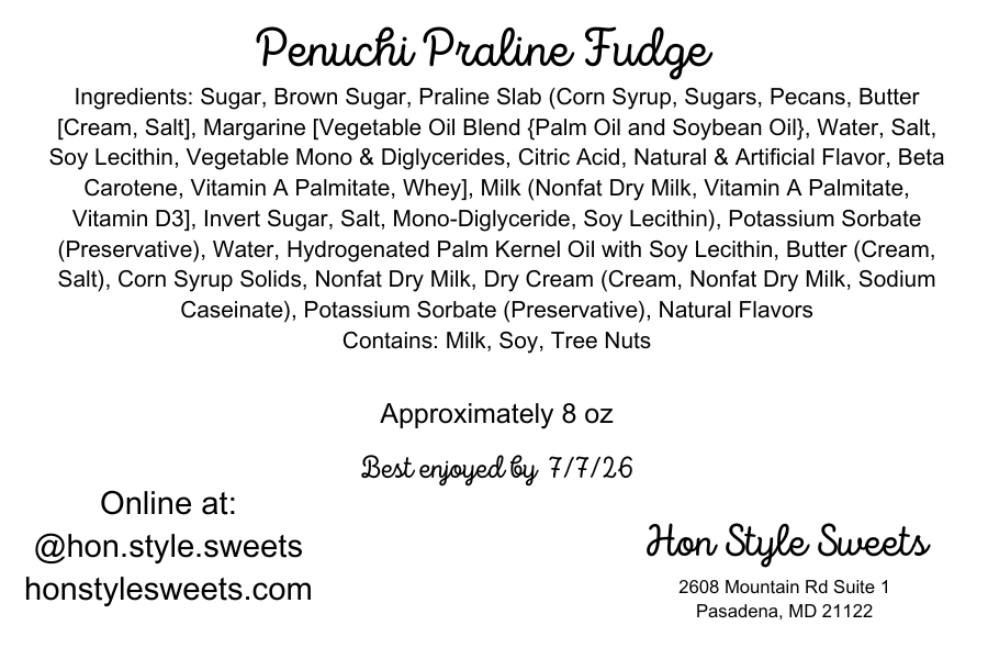 Penuchi Praline Fudge